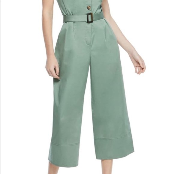 Gal Meets Glam  “Leonie” Belted Jumper in Moss - Size US 4 - Picture 2 of 5